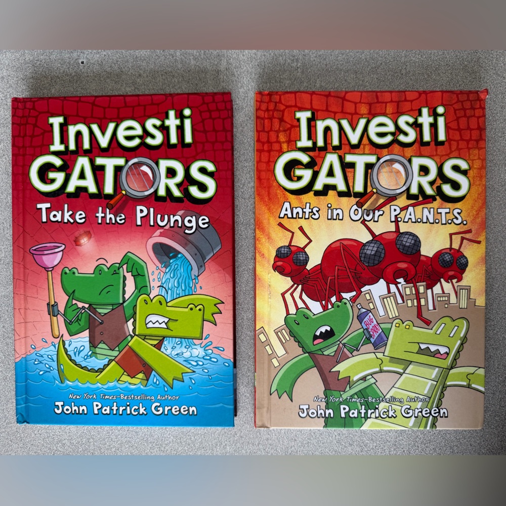 InvestiGators Graphic Novel Book Set Author John Patrick Green